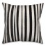 Zebra Stripes in Black Pillow