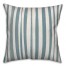 Zebra Stripes in Blue Pillow
