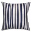 Zebra Stripes in Blue Pillow