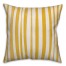 Zebra Stripes in Yellow Pillow