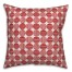 Circles in Red Pillow