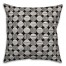 Circles in Black Pillow