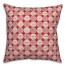 Circles in Red Pillow