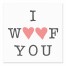 I Woof You 6x6 Tabletop Canvas