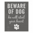 Dog Will Steal Your Heart 8x10 Tabletop Canvas