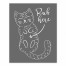 Cat Belly Rub 8x10 Tabletop Canvas