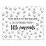 The Road to My Heart Is Covered With Little Pawprints 8x10 Tabletop Canvas