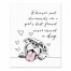 Dog's Are A Girl's Best Friend 8x10 Tabletop Canvas