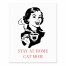 Stay At Home Cat Mom 8x10 Tabletop Canvas