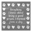 I Learned from a Dog 12x12 Canvas Wall Art