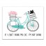 If I Can't Bring My Cat Bike 11x14 Canvas Wall Art