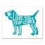 We Love Our Four Legged Family Member 11x14 Canvas Wall Art