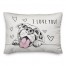 I Love You Pup 14x20 Spun Poly Pillow