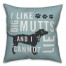 I Like Big Mutts 18x18 Spun Poly Pillow