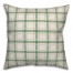 Harvest Sage Plaid 18x18 Spun Poly Pillow