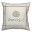Thankful Pumpkin 18x18 Spun Poly Pillow
