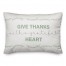 Give Thanks with a Grateful Heart 14x20 Spun Poly Pillow