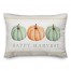 Happy Harvest Pumpkins 14x20 Spun Poly Pillow