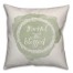 Thankful and Blessed 18x18 Spun Poly Pillow