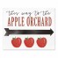 This way to the Apple Orchard 8x10 Tabletop Canvas