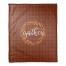 Gather Wreath 50x60 Coral Fleece Blanket