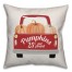 Red Pumpkin Truck Pillow