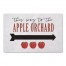 This Way to the Apple Orchard 27x18 Floor Mat