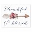 Thankful & Blessed 8x10 Tabletop Canvas