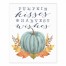 Pumpkin Kisses & Harvest Wishes 8x10 Tabletop Canvas