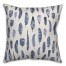 Watercolor Feather Pattern Pillow
