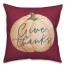 Give Thanks Pumpkin Pillow