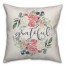 Grateful Florals Pillow