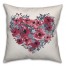 Fall Floral Heart Pillow