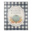 Pumpkin Wishes & Harvest Kisses 50x60 Coral Fleece Blanket