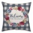 Personalized Welcome Spun Poly Pillow Cover