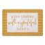 Give thanks with a grateful heart 27x18 Floor Mat