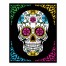 Bright Sugar Skull 8x10 Tabletop Canvas