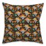 Festive Sombrero Skull Pattern 18x18 Spun Poly Pillow