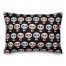 Simple Skull Pattern 14x20 Spun Poly Pillow