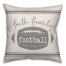 Faith Family Football 18x18 Spun Poly Pillow