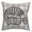 Faith Family Football 18x18 Spun Poly Pillow