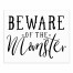 Beware of the Momster 8x10 Tabletop Canvas
