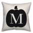 Monogram Pumpkin Pillow