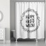 Happy Halloween Wreath 71x74 Shower Curtain