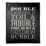 Double Double Toil & Trouble 50x60 Coral Fleece Blanket