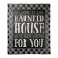 Welcome to our Haunted House 50x60 Coral Fleece Blanket