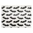 Bat Pattern 18x14 Poly Twill Placemat