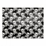Skull Pattern 18x14 Poly Twill Placemat