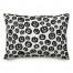 Pumpkin Black and White Pattern 14x20 Spun Poly Pillow Cover