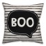 Boo Thought Bubble Pillow
